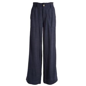 Wit & Wisdom Sky Rise Wide Leg Pants in Dark Navy 4